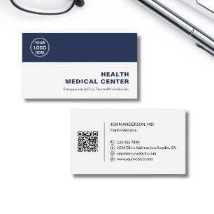 Carte De Visite Clinique de santé Médicale médecin professionnel