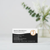 Carte De Visite Clinique De Thérapie Physique Classique Et D'Équil (Debout devant)