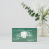 Carte De Visite Clinique dentaire Dentiste Nomination 3d dent (Debout devant)
