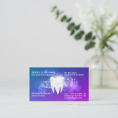 Carte De Visite Clinique dentaire Dentiste Nomination 3d dents (Debout devant)