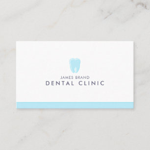 Carte De Visite Clinique dentaire minimaliste Dentiste