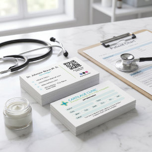 Carte De Visite Clinique orthopédique   Rendez-vous propre
