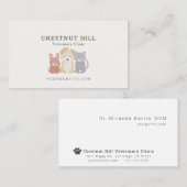 Carte De Visite Clinique vétérinaire (Devant / Derrière)