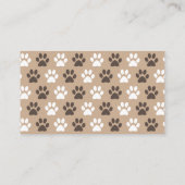 Carte De Visite Clinique vétérinaire (Dos)