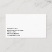 Carte De Visite Clippers à cheveux barber | Ciseaux | Metallique (Dos)