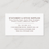 Carte De Visite Clips, Papeterie et fournitures de bureau, papeter (Dos)