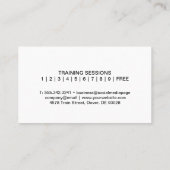 Carte De Visite Cloches sur Arrière - plan en béton (Dos)