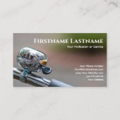 Carte De Visite Clochette de vélo chromé brillant pour les atelier (Dos)