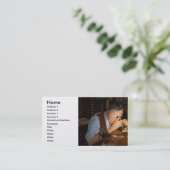 Carte De Visite Clockmaker - The watchman 1939 (Debout devant)