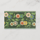 Carte De Visite Cloisonne Chine Patter Asiatique Oriental (Dos)