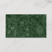 Carte De Visite Cloître déplaisant 01 - Tex Abstact - Vert foncé (Dos)