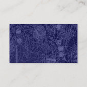 Carte De Visite Cloître déplaisant 02 - Tex Abstact - Bleu foncé (Dos)