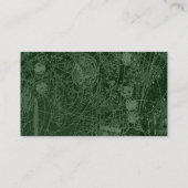 Carte De Visite Cloître déplaisant 02 - Tex Abstact - Vert foncé (Dos)