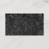 Carte De Visite Cloître déplaisant 03 - Tex Abstact - Noir (Dos)