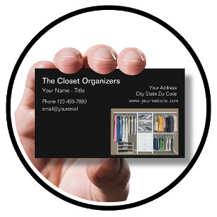 Carte De Visite Closet Organisation Et Retrait