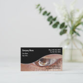 Carte De Visite Closetup oculaire optométrique (Debout devant)