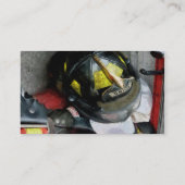 Carte De Visite Closeup du casque du pompier (Dos)