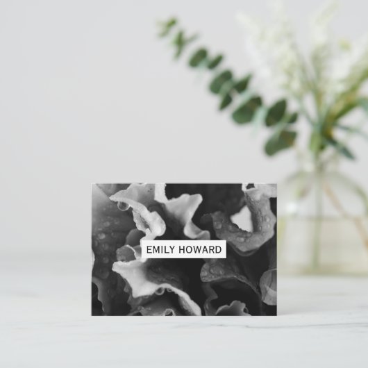 Carte De Visite Closeuse de fleurs (Debout devant)