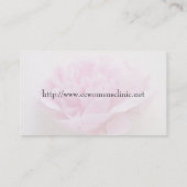 Carte De Visite Closeuse de Peony (Dos)