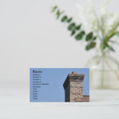 Carte De Visite closeuse d'une cheminée en brique moderne (Debout devant)