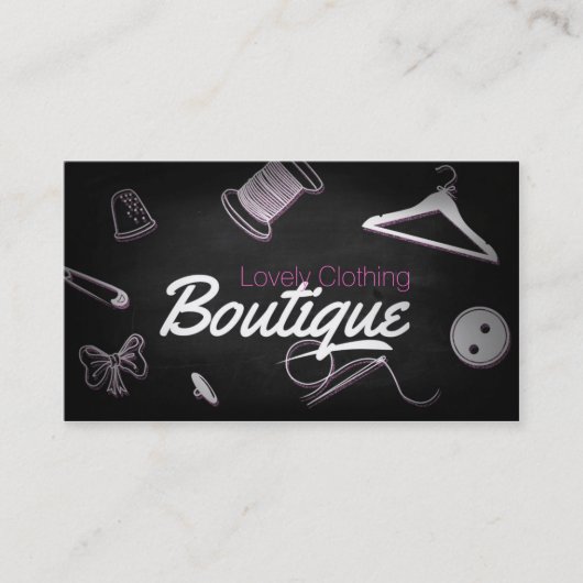 Carte De Visite Clothing Boutique (Devant)