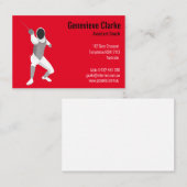 Carte De Visite Clôture (Devant / Derrière)
