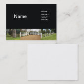 Carte De Visite clôture (Devant / Derrière)