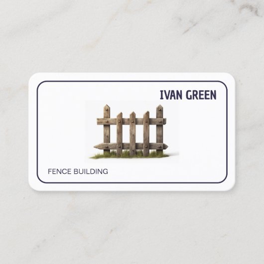 Carte De Visite Clôture (Devant)