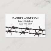 Carte De Visite Clôture Barre de conception Fence Société (Devant)