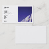 Carte De Visite Clôture blanche (Devant / Derrière)