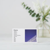 Carte De Visite Clôture blanche (Debout devant)