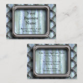 Carte De Visite Clôture de bain métallique (Devant / Derrière)