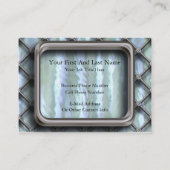 Carte De Visite Clôture de bain métallique (Dos)