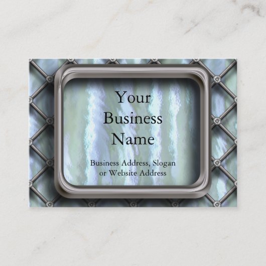 Carte De Visite Clôture de bain métallique (Devant)