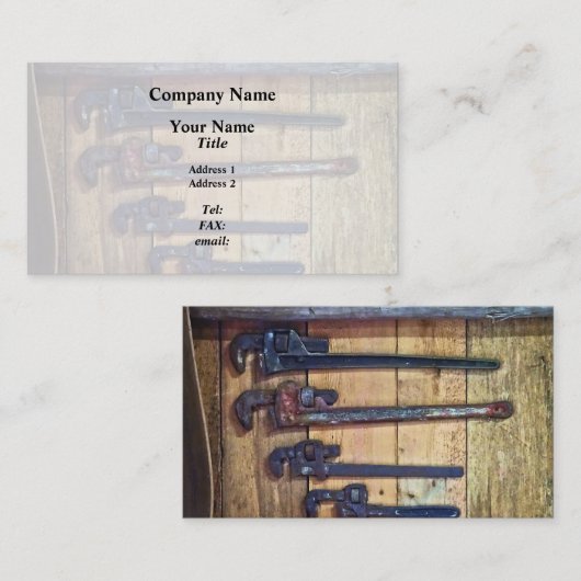 Carte De Visite Clôtures de singes (Devant / Derrière)