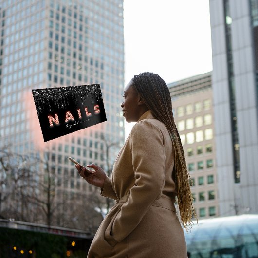 Carte De Visite Clou Artist Black Drivers Professional Parties sci