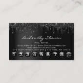 Carte De Visite Clou Artist Black Drives 9 Punches Rose Script Vip (Dos)