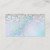 Carte De Visite Clou Artiste Drives Blue Holographic Diamond (Dos)