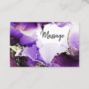 Carte De Visite *~* Clou de cheveux Générique Lashes Purple Gold