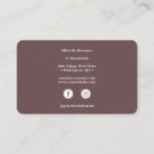 Carte De Visite Clou polonais Parties scintillant Salon Manucure M (Dos)