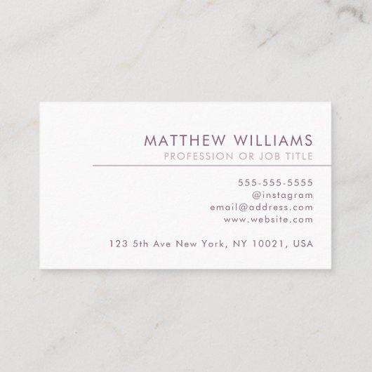 Carte De Visite Clou professionnel QR Code Logo Moderne (Dos)