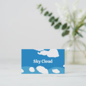 Carte De Visite Cloud Blue Sky (Debout devant)