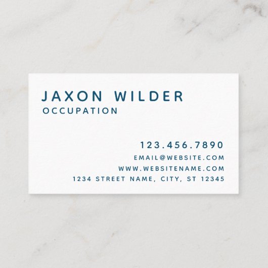 Carte De Visite Cloud Silhouette Cloud bleu Chat Aquarelle minimal (Dos)