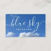 Carte De Visite Clouds innovants professionnels modernes Ciel bleu (Devant)