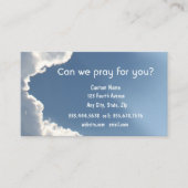 Carte De Visite Clouds Sunlight Col 3: 12, Evangelism Card (Devant)