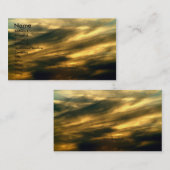Carte De Visite Cloudscape (Devant / Derrière)
