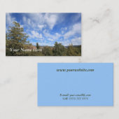 Carte De Visite Cloudscape (Devant / Derrière)