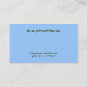 Carte De Visite Cloudscape (Dos)