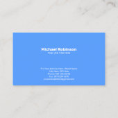 Carte De Visite Cloudscape | Carrières en santé et bien-être (Dos)