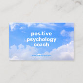 Carte De Visite Cloudscape | Carrières en santé et bien-être (Devant)